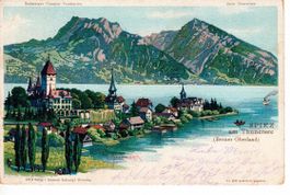 Steinmann Litho Spiez am Thunersee nach Rafz 1903
