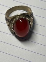 Vintage Ring mit brunen Stein, Silber 925 zeitlos!