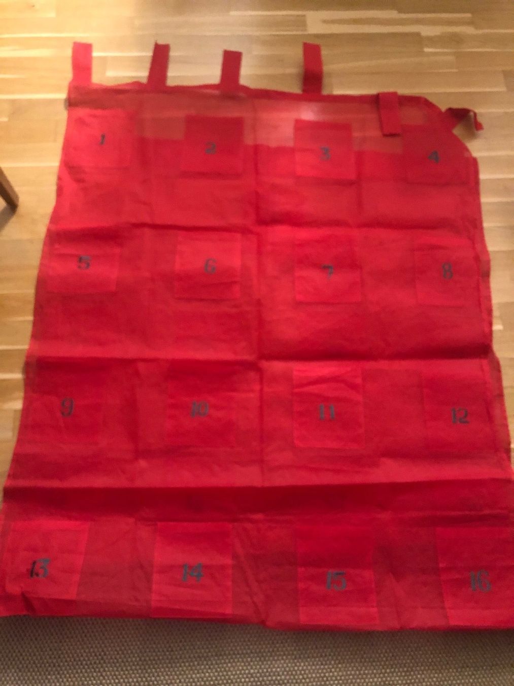 Tende: Vorhang mit Adventskalender, 254x108 cm – Usato da Uetikon am See venduto da erz13