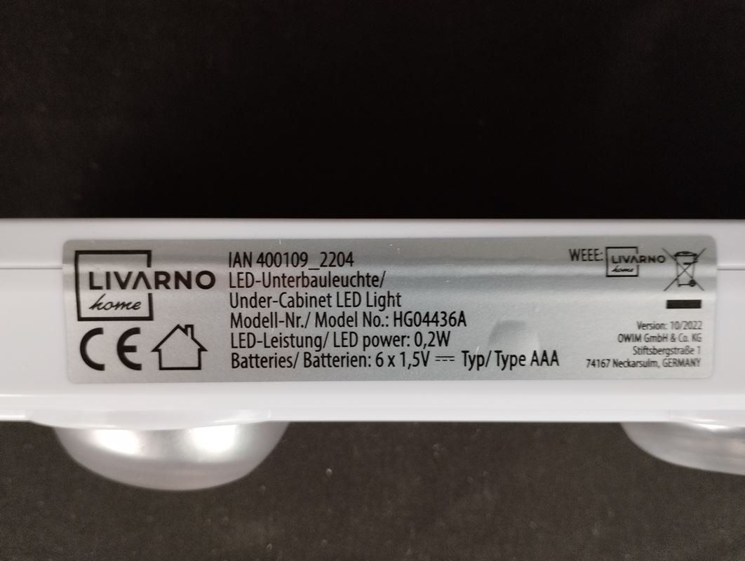 Lampade: LIVARNO LED-Unterbauleuchte – Usato da Schübelbach venduto da Restwert_Schubelbach 3