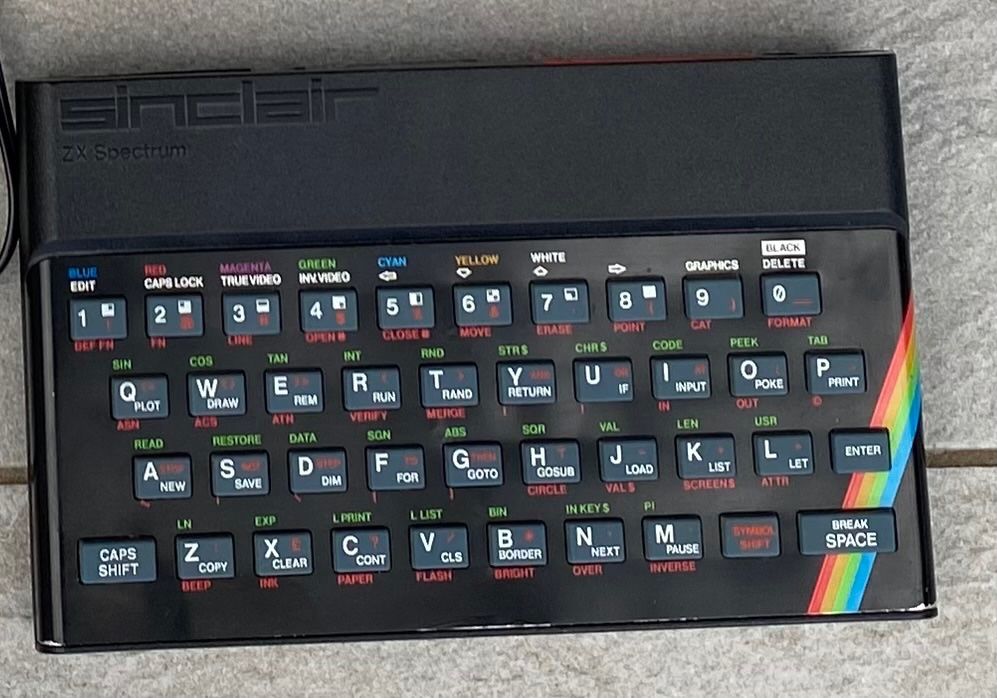 PCs: ZX Sinclair Spectrum 48K, around 1982, working in OVP – Gebraucht aus Muzzano von