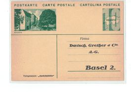 CH Ganzsache BPK PK 131y - PP Doetsch Grether & Cie Basel **