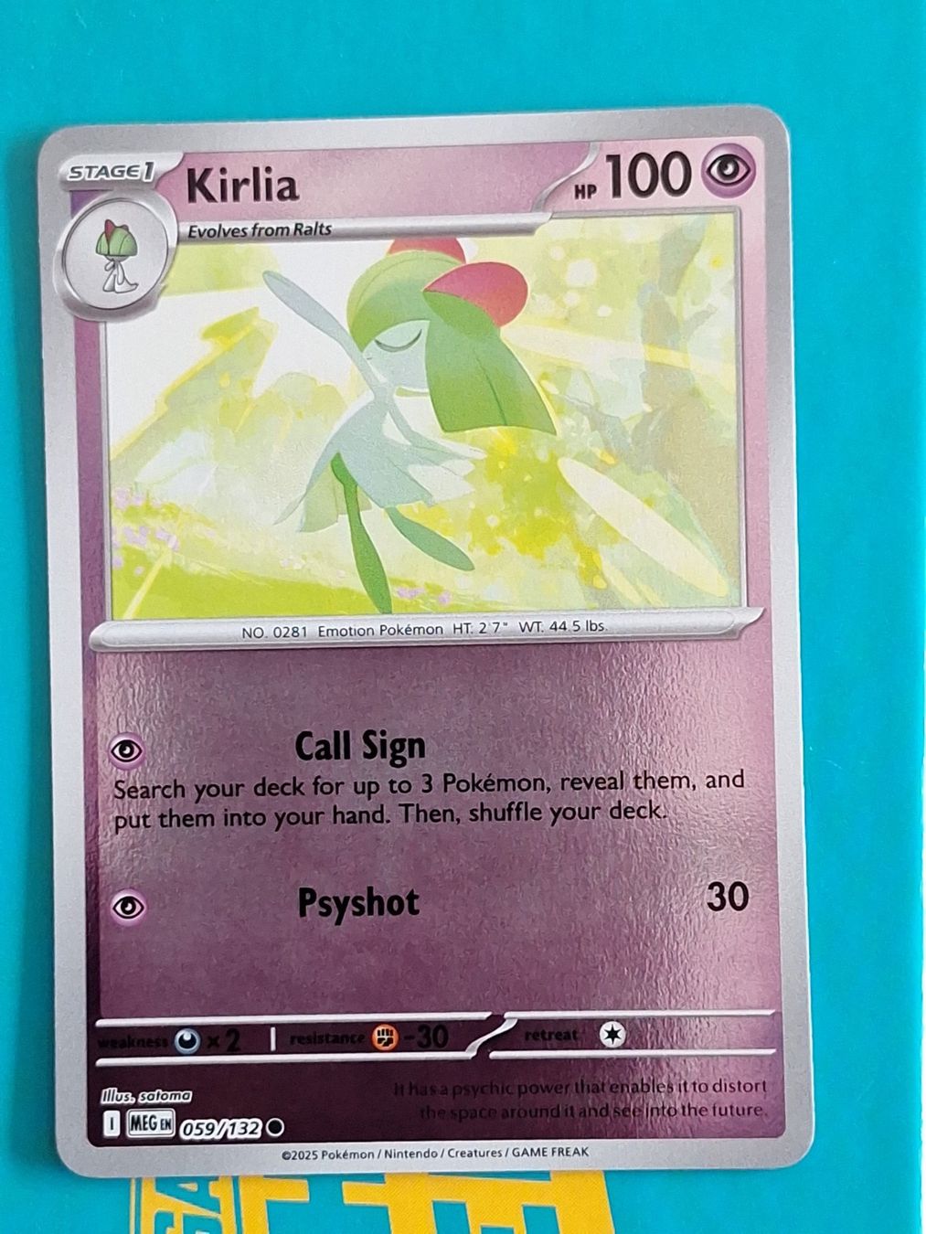 Pokémon Carte collezionabili: Kirlia - Reverse Holo Pokemon Mega Evolution #1.8 – Usato da Altstätten SG venduto da GGsGameshop