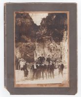 Photo Ancienne Gorges Suisse Souvenir Alpin Edelweiss v 1920