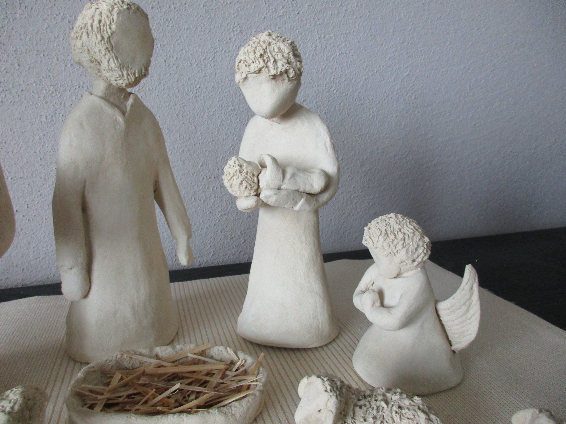 Tutte le decorazioni: Weihnachtskrippe aus Ton, handgemacht – Usato da Bremgarten AG venduto da valia67 1