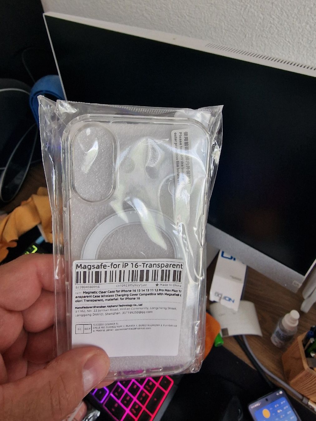 Cover & Protezioni schermo: Coque iPhone 16 Magsafe – Nuovo e nell'imballaggio originale da noréaz venduto da mepla76