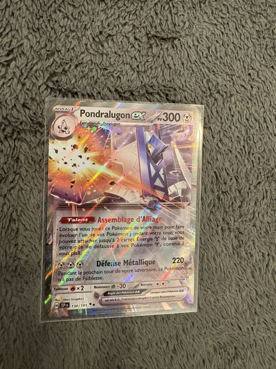 Pokémon Carte collezionabili: Carte Pokémon Pondralugon EX – Nuovo (secondo la descrizione) da Cugy FR venduto da K78