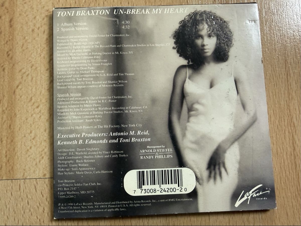 CDs: Toni Braxton CD Sammlung, 4 Stk, 1 Single – Gebraucht aus Oberried Brienz von Chyara 5