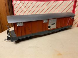 Güterwagen der RhB Eigenbau auf LGB Basis