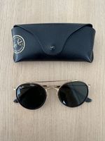 Sonnenbrille Ray-Ban Round Metal gold/schwarz inkl. Etui
