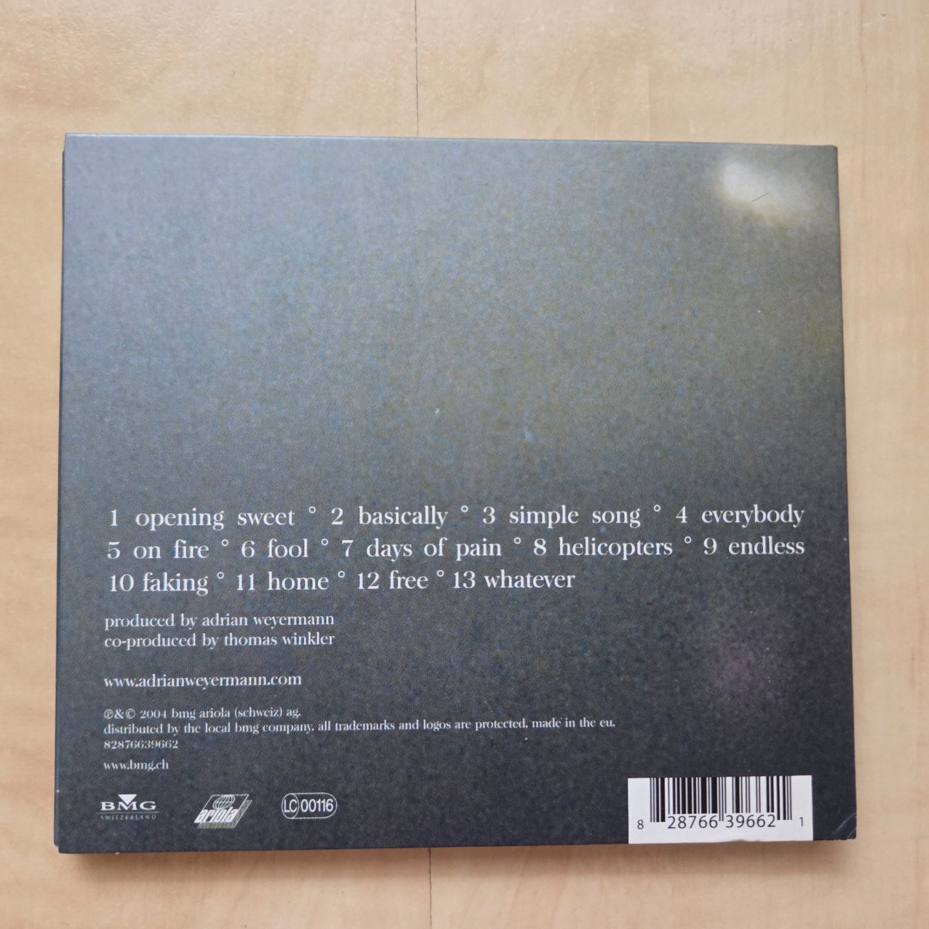 CDs: Adiran Weyermann - home – Neu (gemäss Beschreibung) aus Zug von Sunshine_113 2