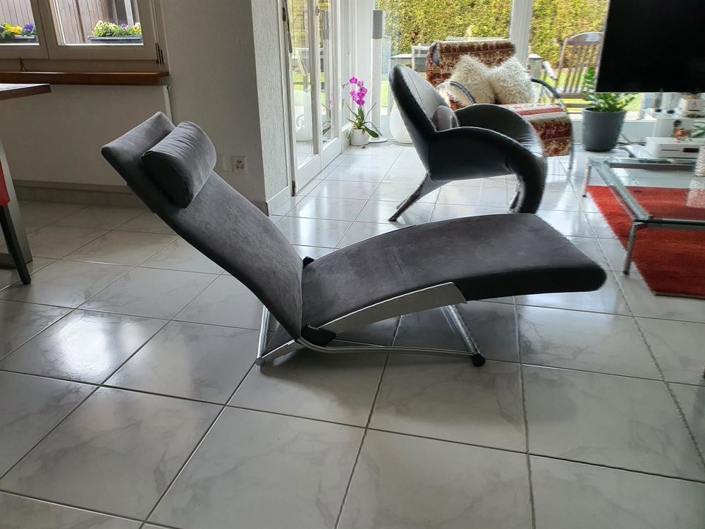 Sedie a sdraio: Interprofil X-Chair Nubukleder – Nuovo (secondo la descrizione) da Neunkirch venduto da internet-shop 5