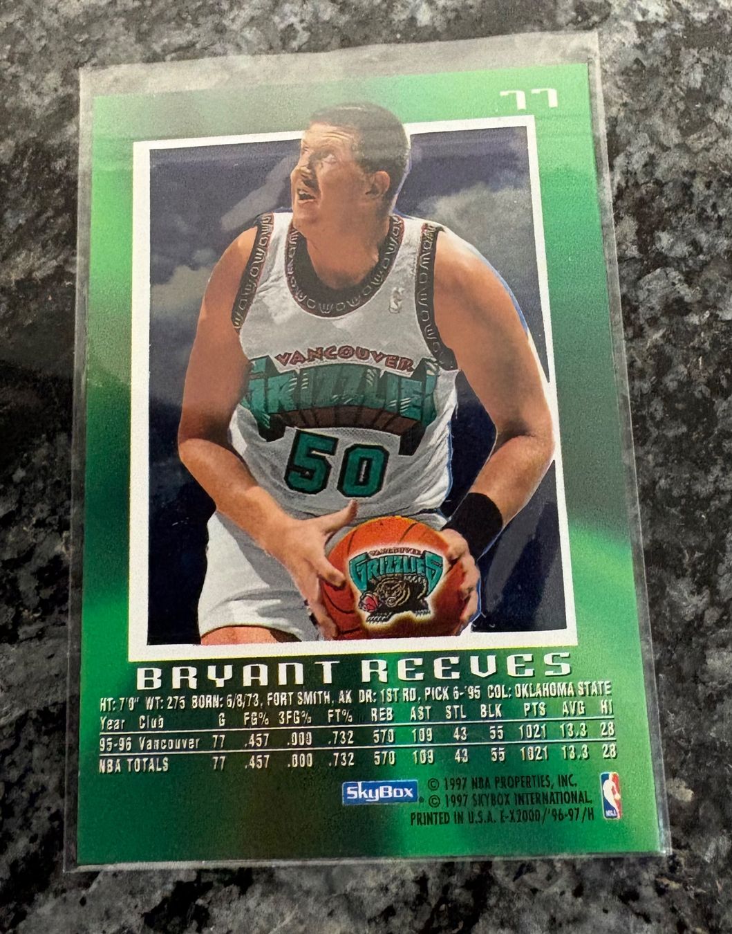 Nba Carte collezionabili: NBA Bryant Reeves Skybox EX2000 Card – Nuovo (secondo la descrizione) da Muttenz venduto da joba23 1