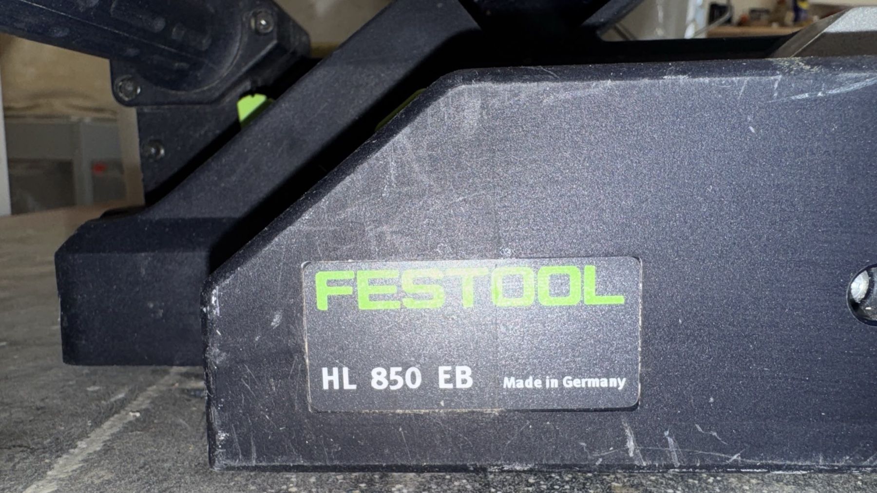 Festool Tutti gli attrezzi: Festool Hobel HL 850 EB mit 3 Messerköpfen – Usato da Beringen venduto da Maka1990 2