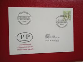 Sonderstempel Int, Bahnpostwagen Austellung Baden 1987
