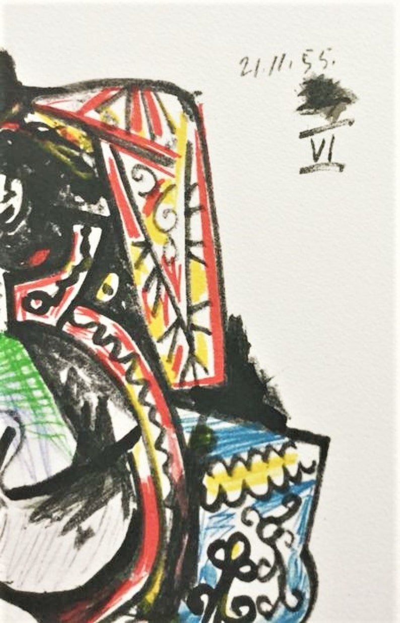 Grafica & Litografie: Pablo Picasso (nach) Lithographie – Usato da Ponte Tresa venduto da 11GalleriaAlterEgo11 4