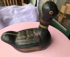 Grand canard coréen en papier mâché