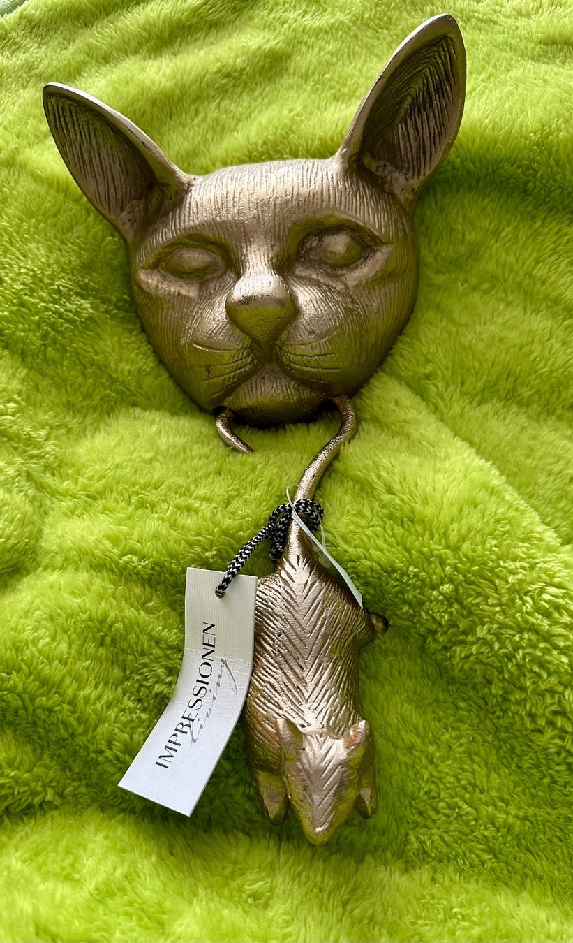 Chiavi & Serrature: Türklopfer "Katz und Maus" Messing – Nuovo e nell'imballaggio originale da Spreitenbach venduto da Jessy8 2