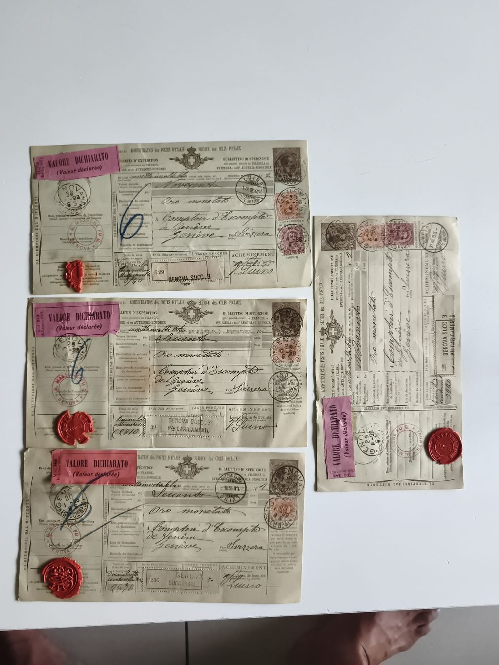 Tutti i francobolli: Ancien bulletin de colis postal de – Usato da Prilly venduto da jor_x27s