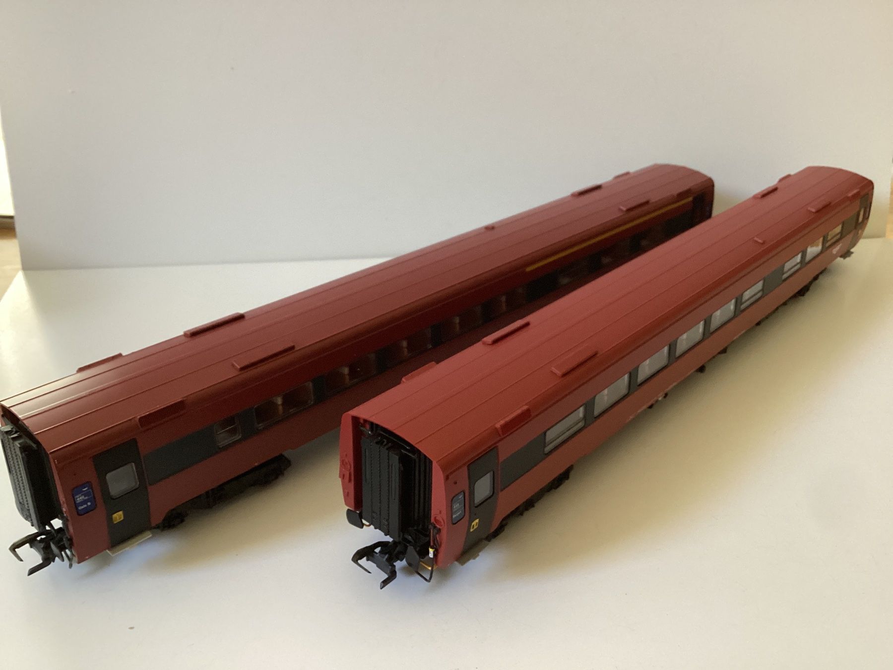 Modellini di ferrovie: NMJ 122.206 120.103 NSB B7 AB7 H0 1:87 – Difettoso da Effretikon venduto da simtek_de 1