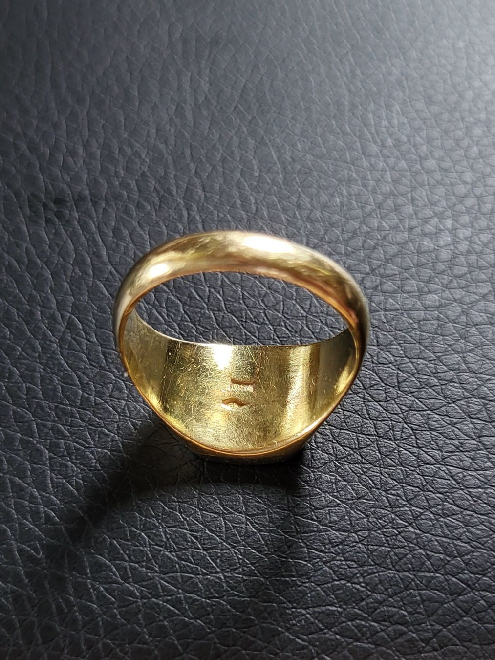 Anelli: Gold 750 Siegel Ring 18 Karat – Usato da Wald ZH venduto da Dasilver 3