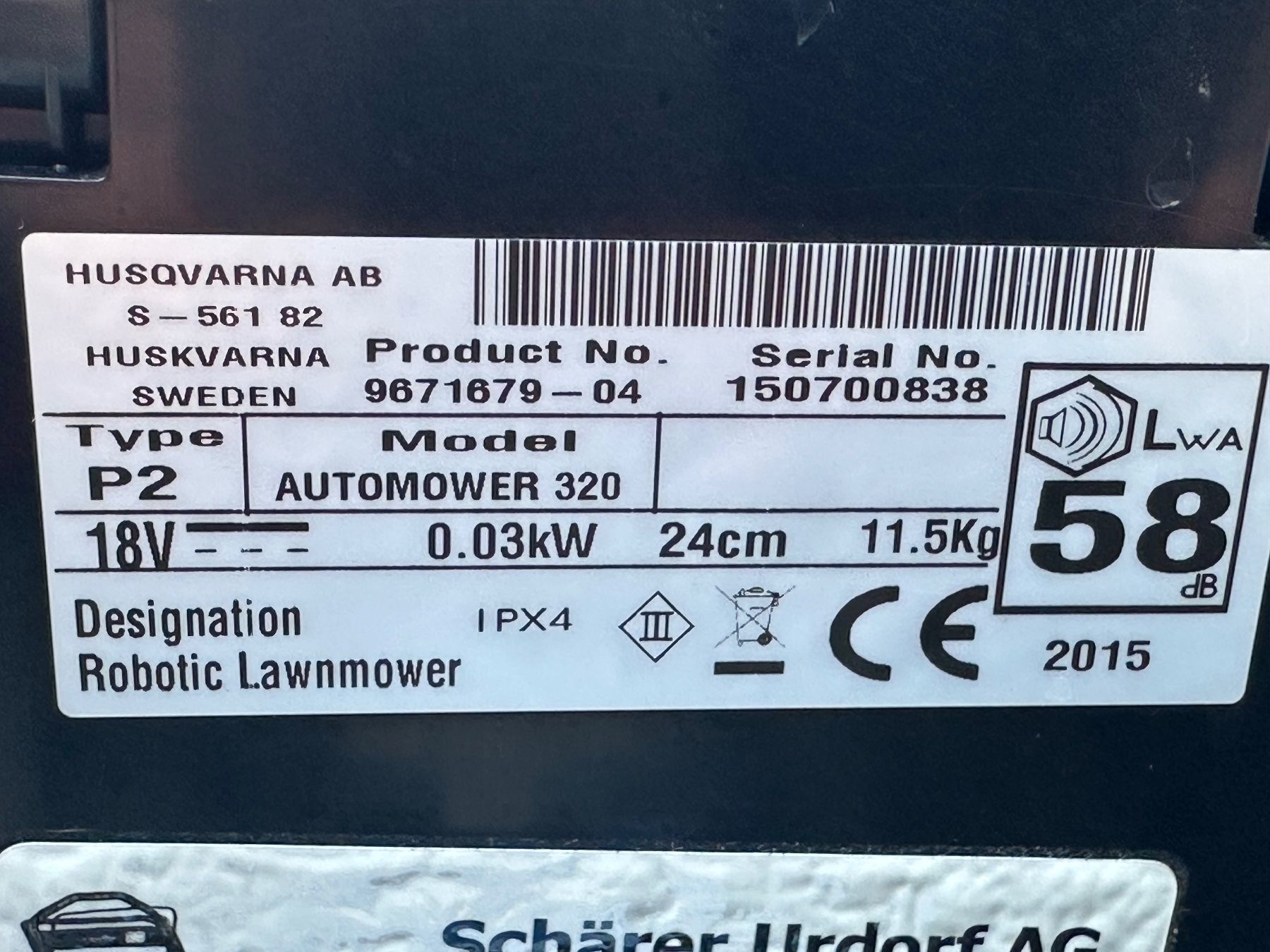 Husqvarna Tagliaerba: Rasenroboter 320 Husqvarna Automower 3631 Std – Usato da Schöftland venduto da lazer04 6