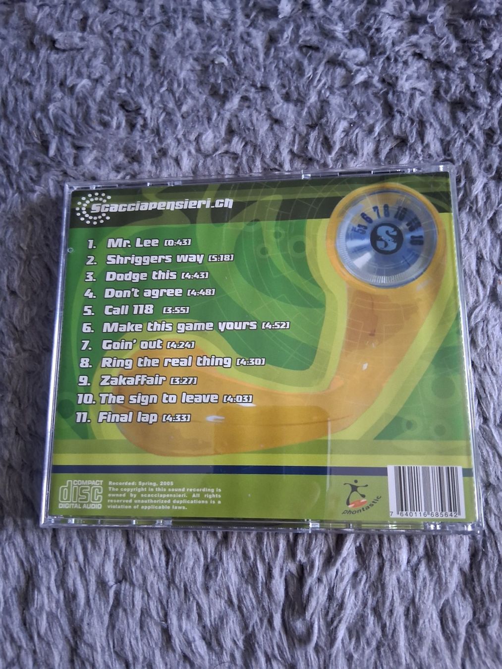 CDs: SCACCIAPENSIERI     DON'T FORGET TO CALL    CD – D'occasion à Wetzikon ZH par Ramones01 1