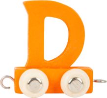 Buchstabenzug Wagen " D " bunt