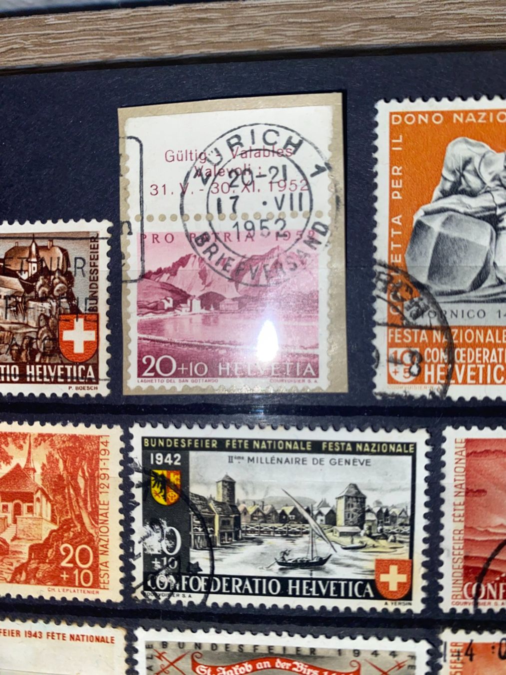 Tutti i francobolli: Schweizer Briefmarken  ,Pro patria, – Usato da matten b. interlaken venduto da jfran17 1