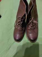 2 paire bottines à talon couleur brun pointure 38 femme fill