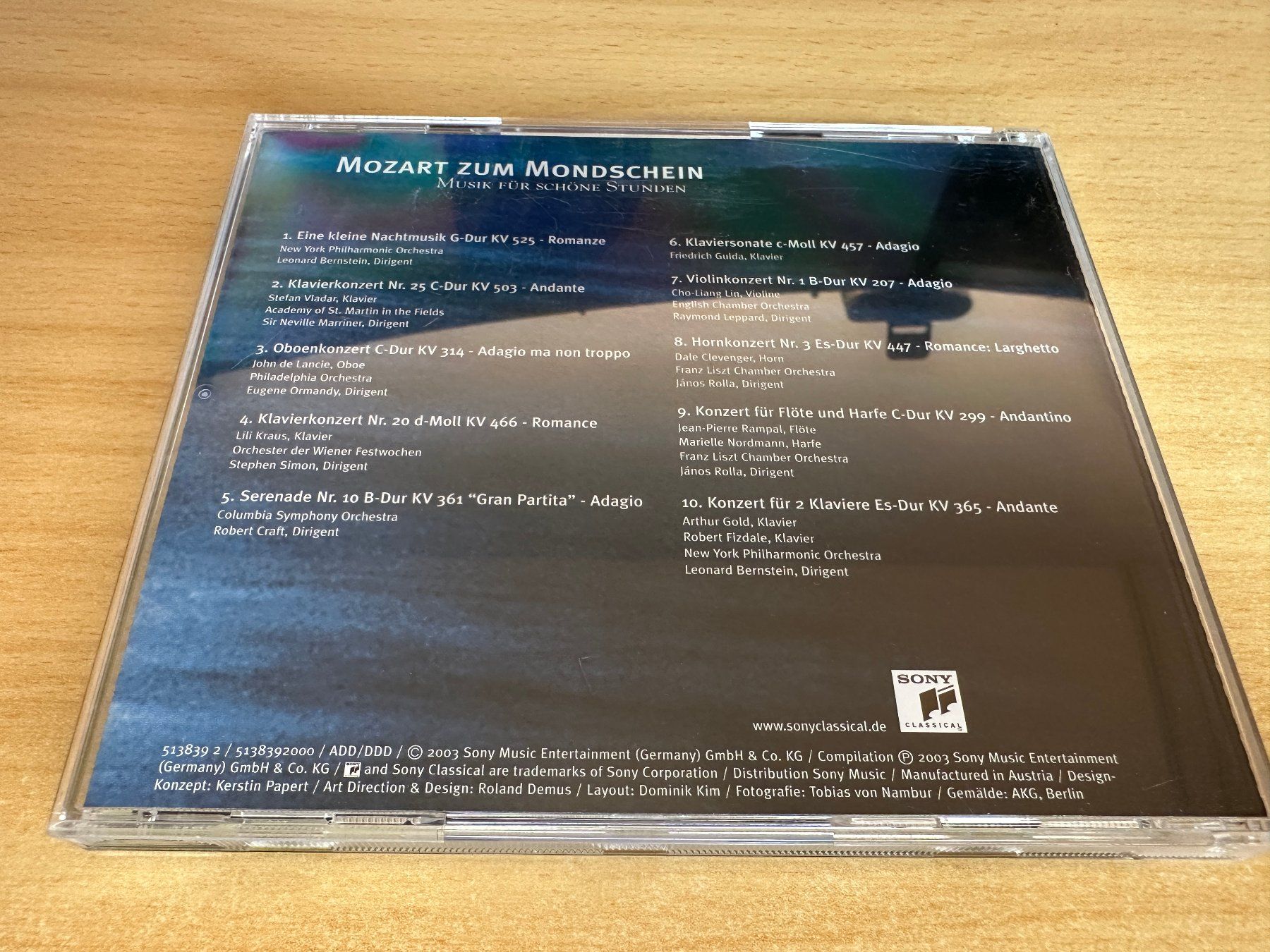 CDs: F6 Various - Mozart Zum Mondschein – Gebraucht aus Rikon im Tösstal von Alpenmutz 1
