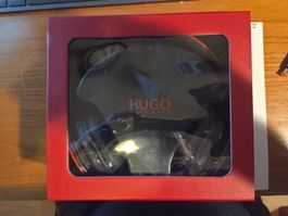 HUGO BOSS Parfums Kopfhörer Rot Schwarz Kabel NEU OVP