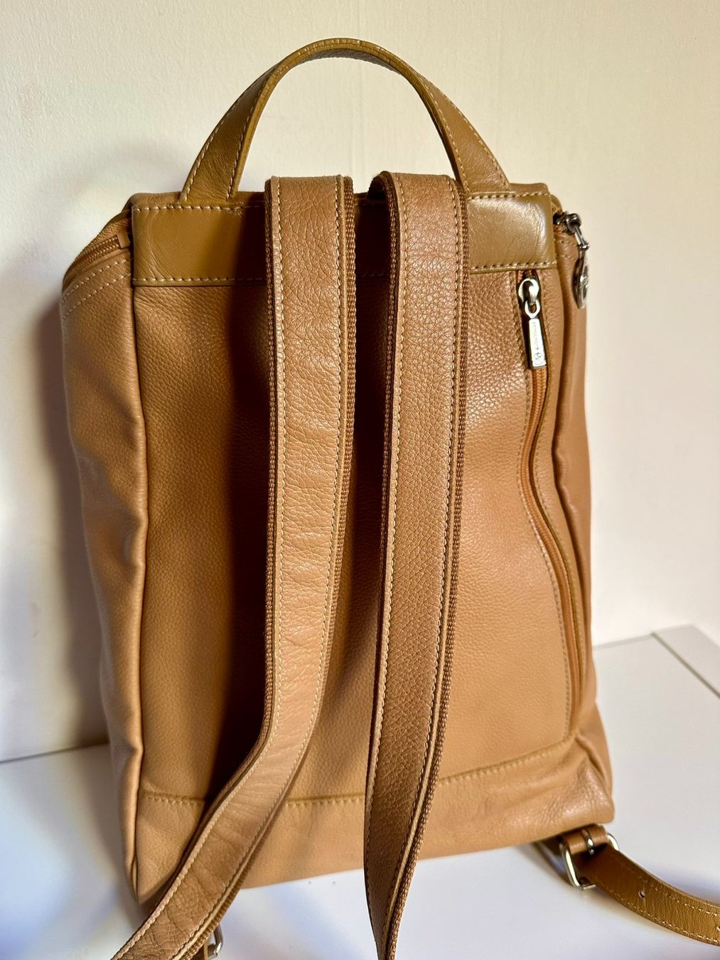Longchamp Borse da donna: Longchamp sac à dos camel miel - taille M – Usato da Bernex venduto da euma1976 1