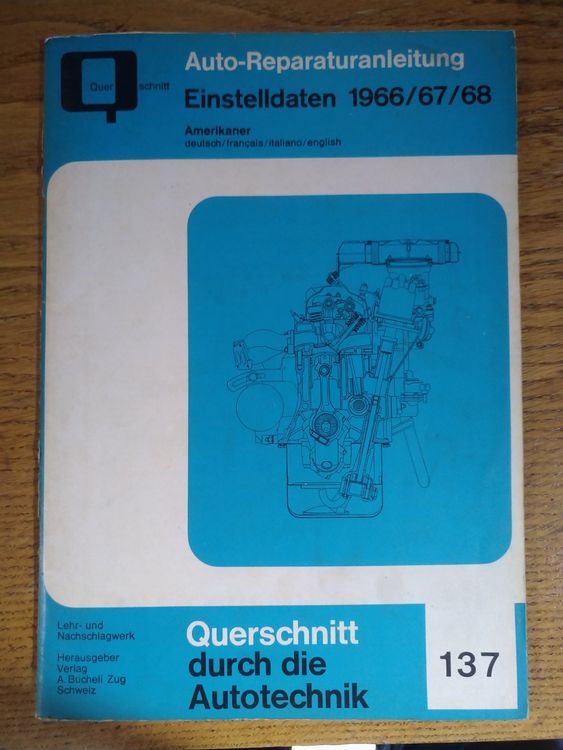 Libri: Auto Reparaturanleitung 1966/67/68 - Oldtimer Werkstattha... – Usato da Buckten venduto da RolandsLiquidationen