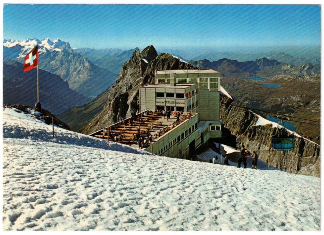 Ansichtskarten: Engelberg - Luftseilbahn Stand--Titlis – Gebraucht aus Binningen von Mountainrider