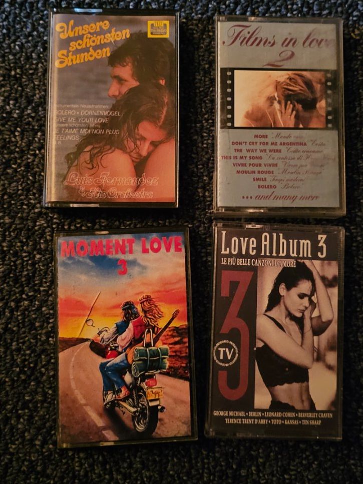 Musicassette: 4 MC- Kassetten/ Love- Song – Usato da Geuensee venduto da jes_9xyk