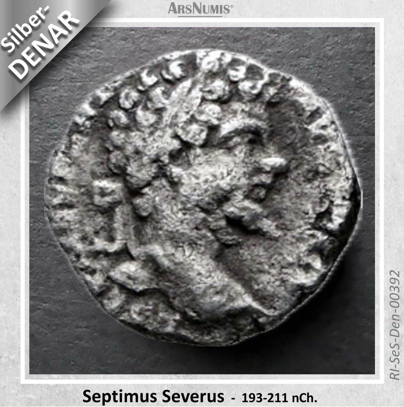 Tutti le monete: Römische Silbermünze - Septimius Severus – Usato da Oberwil b. Zug venduto da ArsNumis