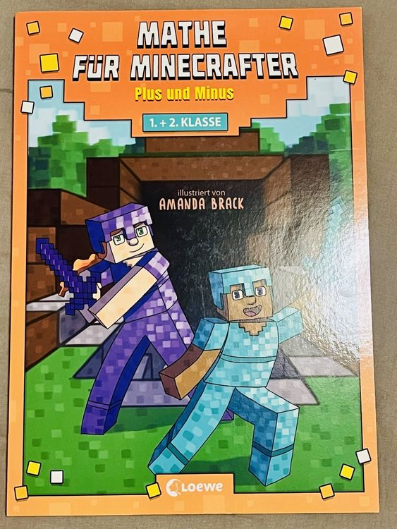 MINECRAFT „Mathe für Minecrafter 1. + 2. Klasse“ NEU (Neu und ...