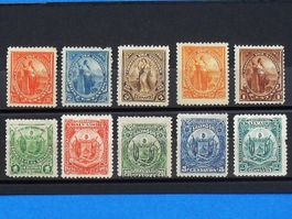 EL SALVADOR - SERIE 1895/96 - ungebraucht