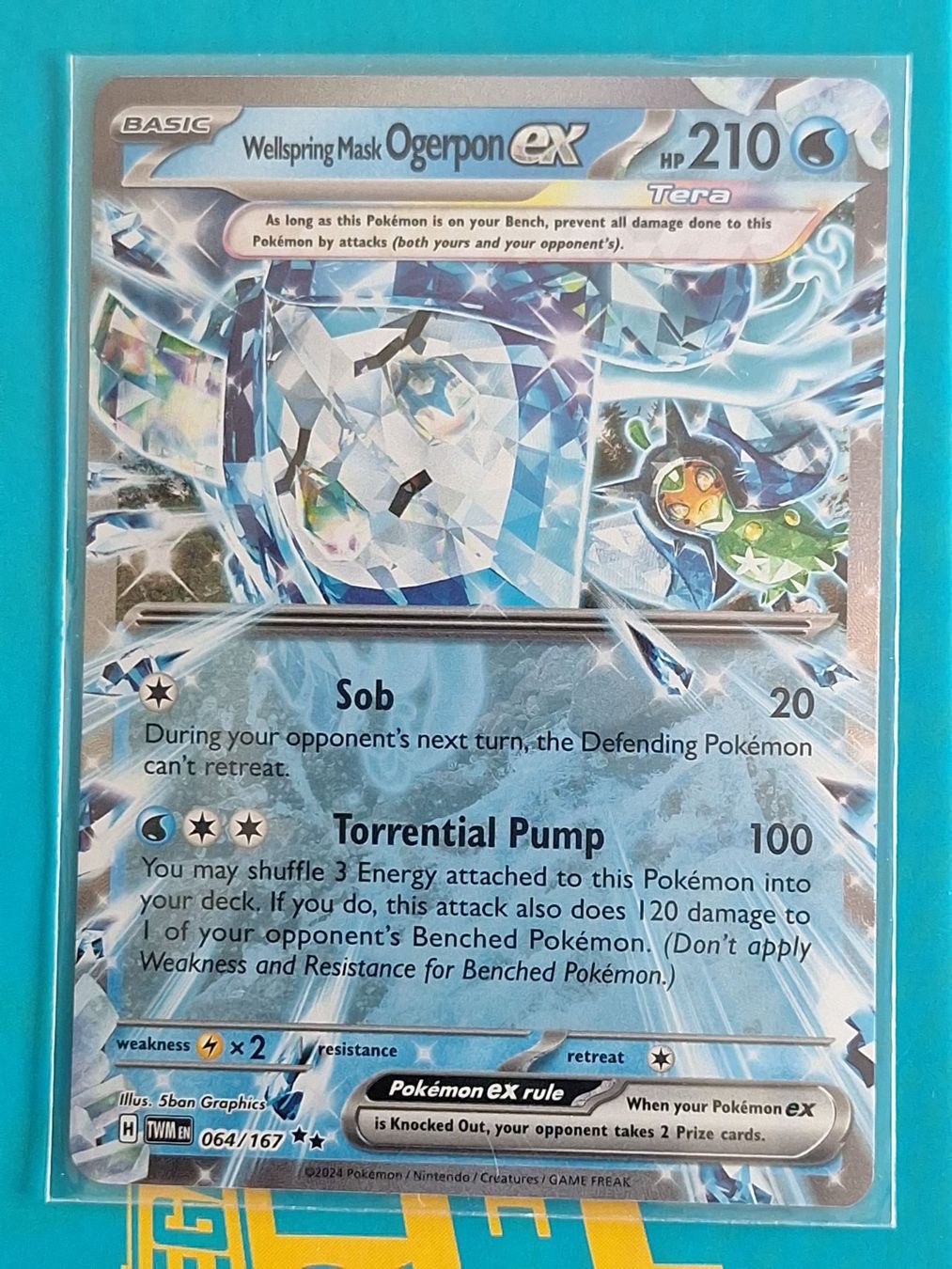 Pokémon Carte collezionabili: Wellspring Mask Ogerpon ex – Usato da Altstätten SG venduto da GGsGameshop