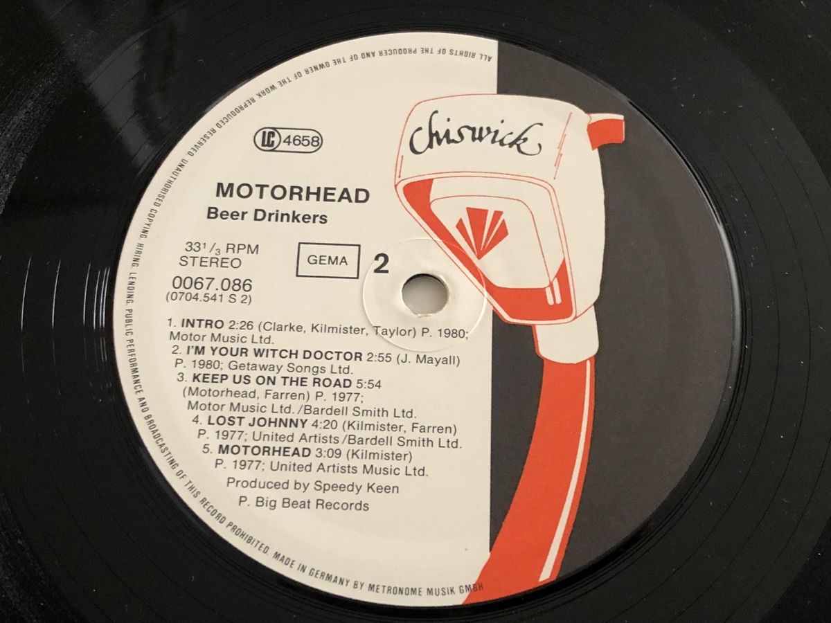 Dischi in vinile: Motörhead. 1982. Beer Drinkers – Usato da Faulensee venduto da Mizuno06 3