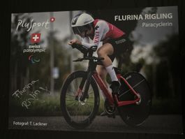 Signierte Karte Flurina Rigling