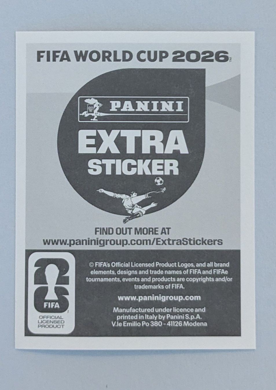 Panini Carte collezionabili: Panini FIFA Lionel Messi Extra Sticker Silver Silber – Nuovo (secondo la descrizione) da Luzern venduto da LeLuke 1