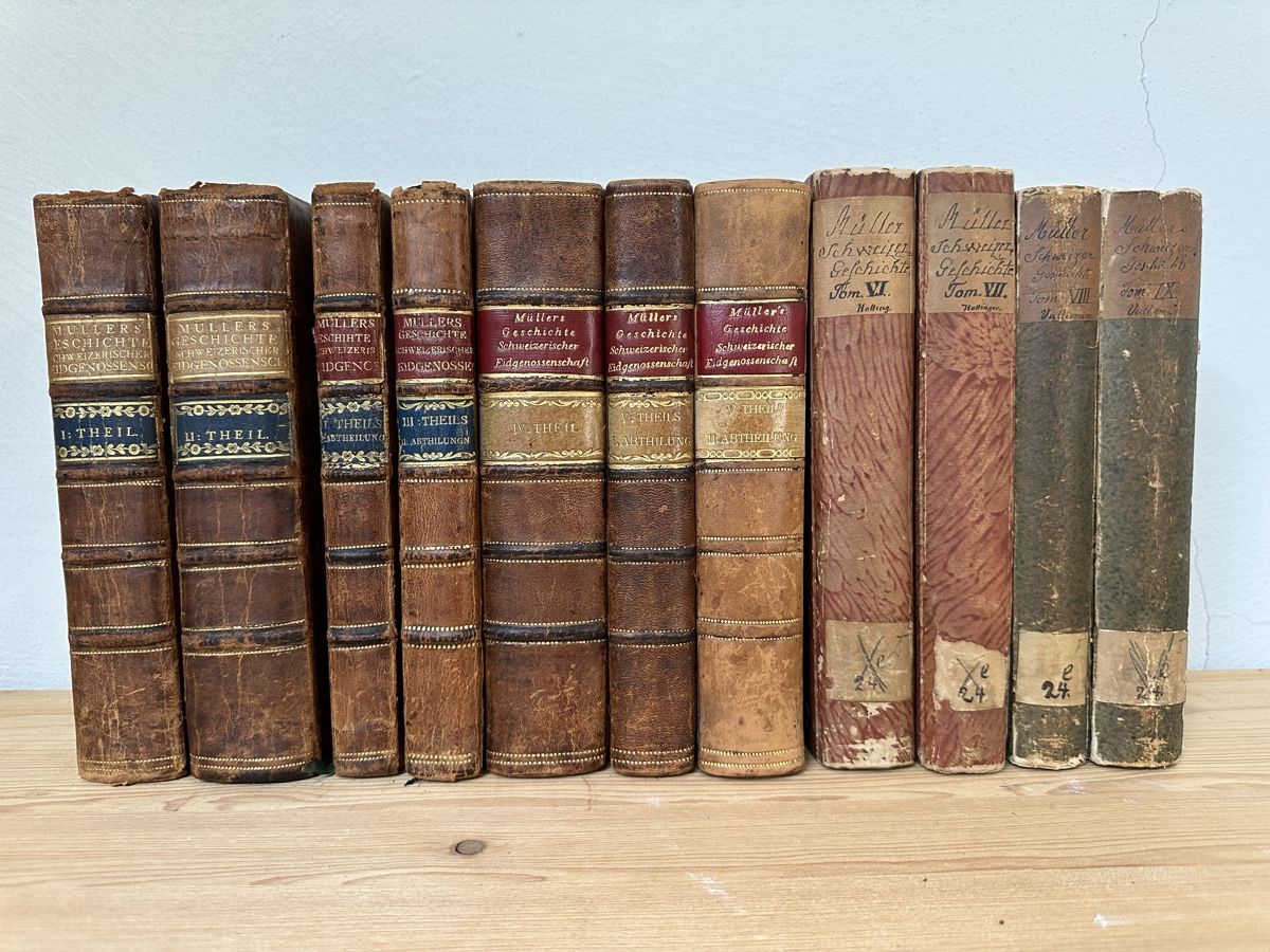 Libri: Müller, Geschichten schweiz. Eidgenossenschaft, 1786-1844 – Usato da Winterthur venduto da Bb69