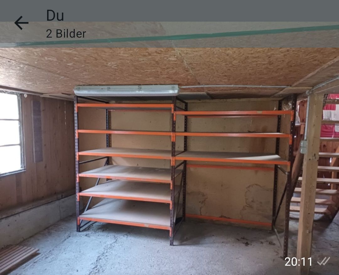 Scaffali: Lagergestell mit XXL Tablaren – Usato da Wangenried venduto da Recycler94