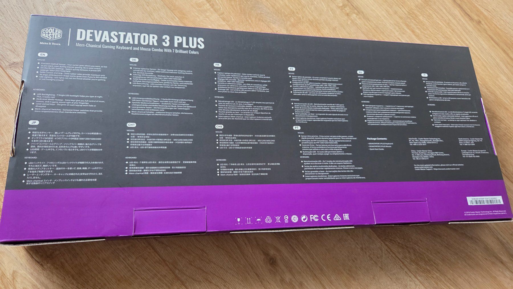 Tastiere: Cooler Master Devastator 3 Plus Gaming Tastatur Maus LED – Nuovo (secondo la descrizione) da Rheinau venduto da tobitobsen80 3