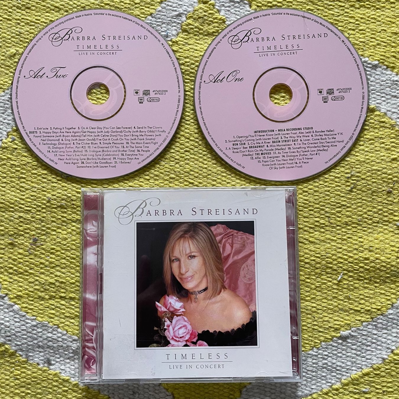 CDs: BARBARA STREISAND-2CD TIMELESS LIVE IN CONCERT – Gebraucht aus Rorschacherberg von CD-Roli