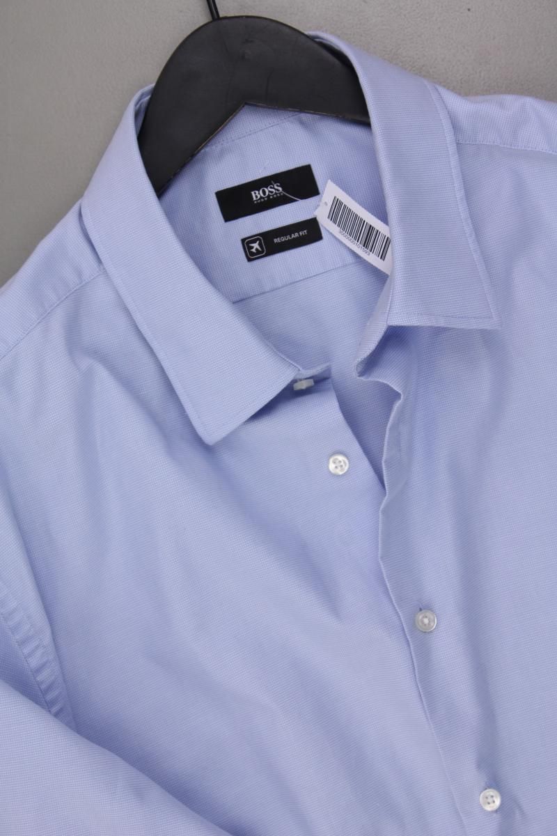 Camicie: BOSS by Hugo Boss Kurzarmhemd blau – Usato da Neustadt an der Waldnaab venduto da SecondLifeFashion 1