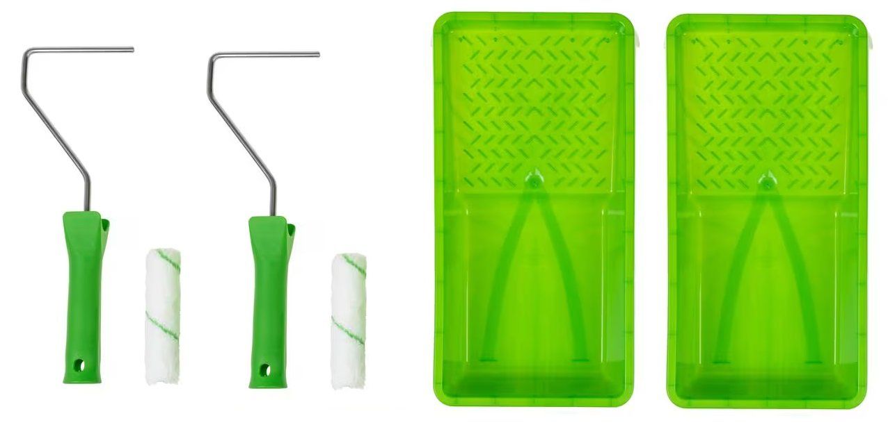 Alle Werkzeuge: Farbrroller-Set, 6-tlg. – Neu und originalverpackt aus Dietikon von KFZ-Spezialwerkzeuge