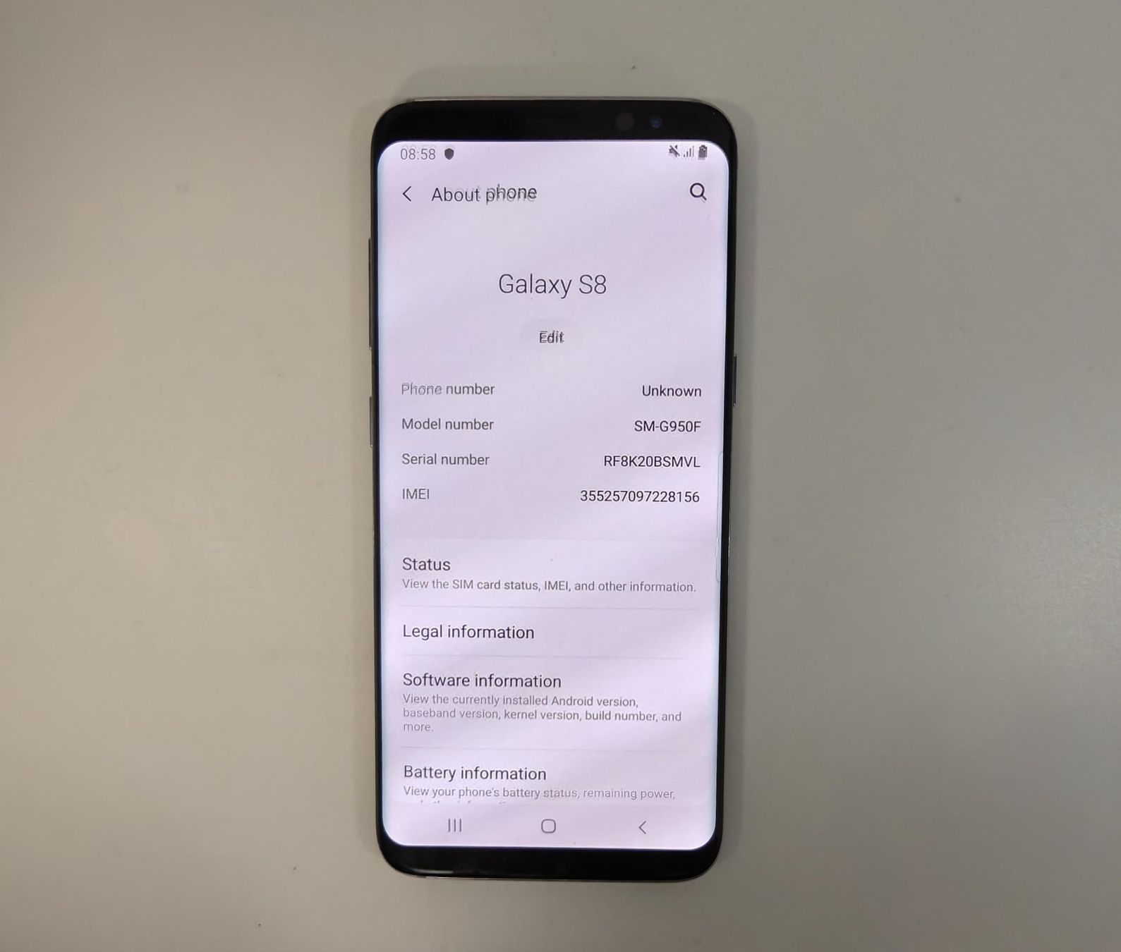 Samsung Telefoni cellulari / Smartphones: Samsung Galaxy S8 – Usato da Ehrendingen venduto da Rocky985 2